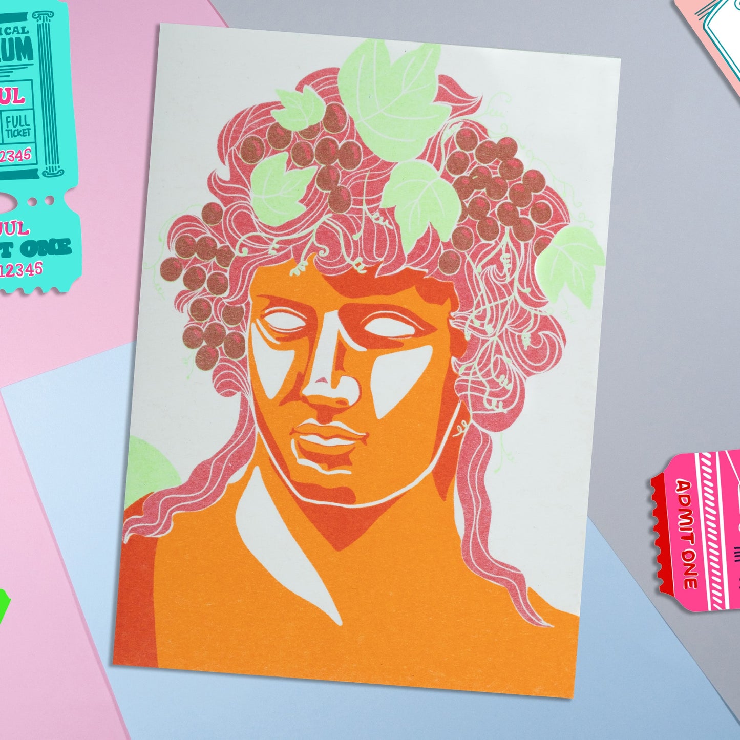 Dionysus Greeting Card