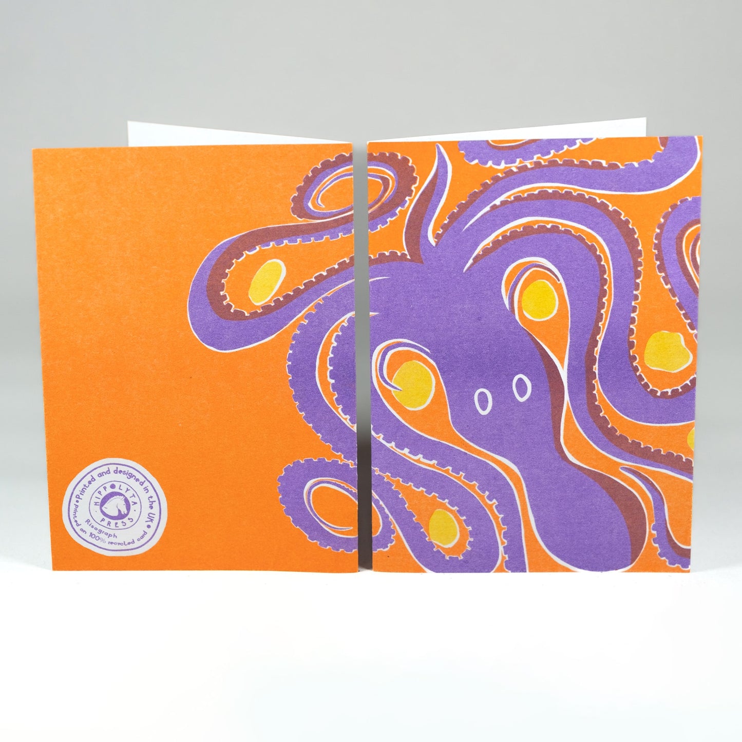 Octopus Vase Greeting Card