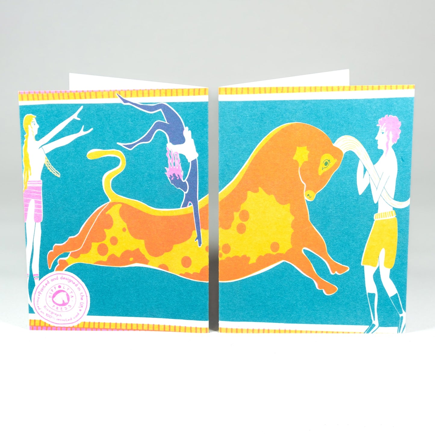 Minoan Fresco Greeting Card