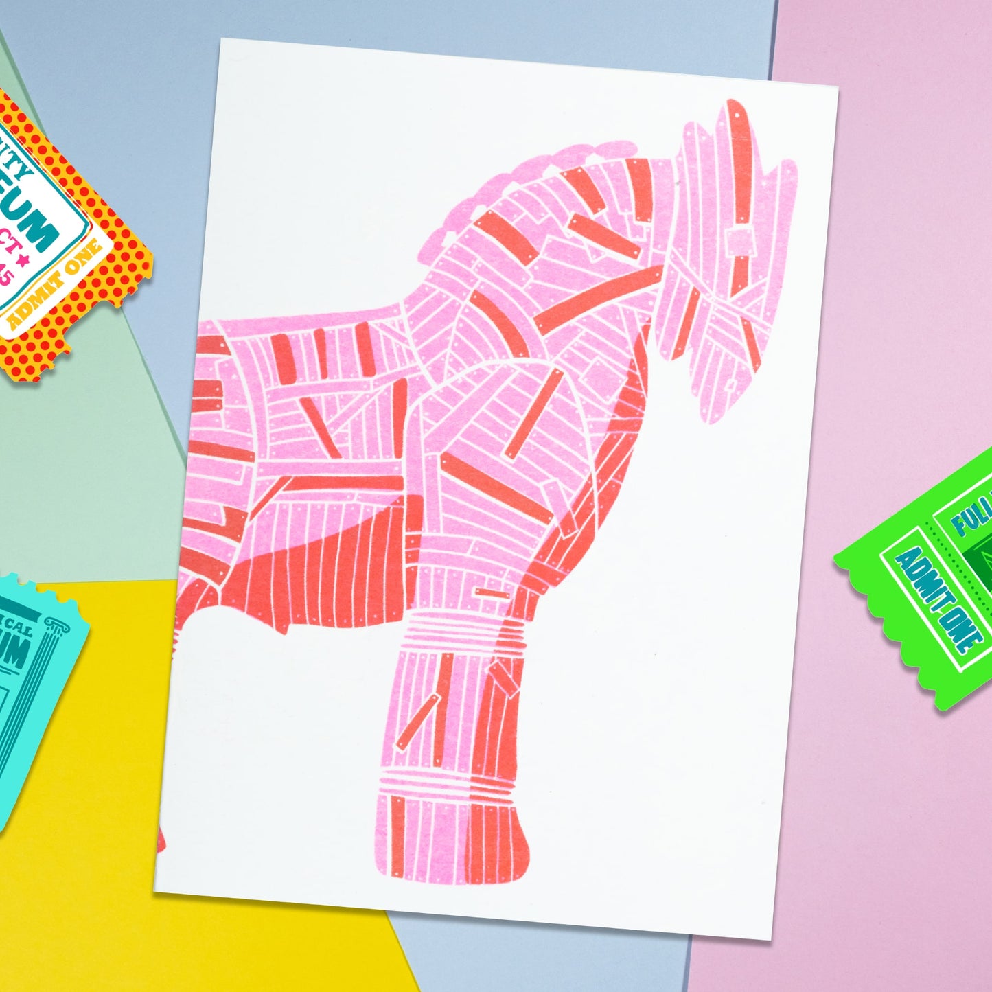 Trojan Horse Greeting card